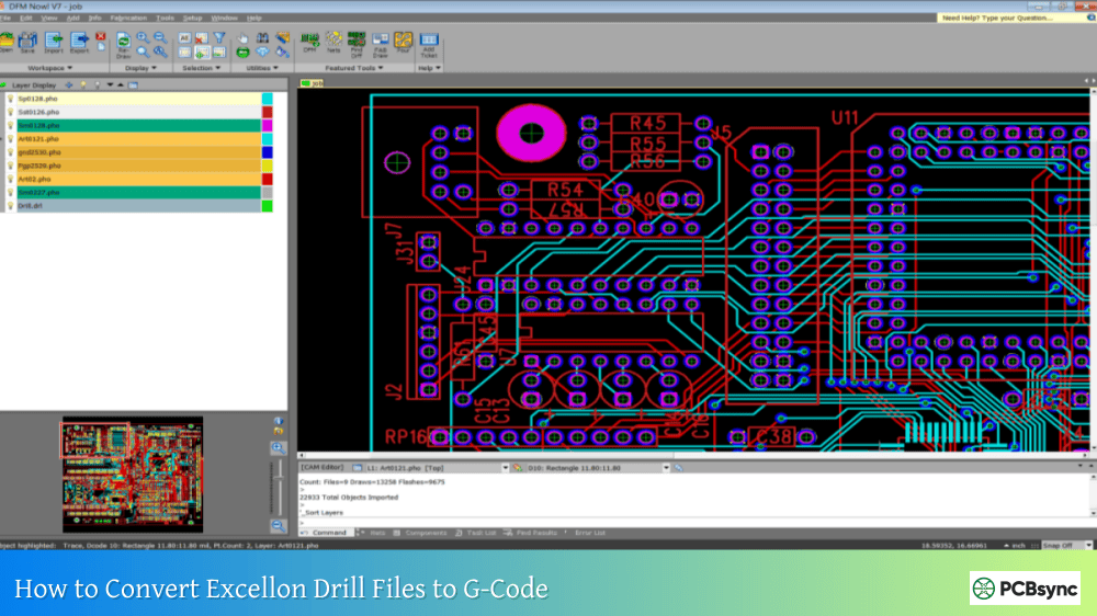 How to Convert Excellon Drill Files to G-Code: Complete Guide for PCB ...