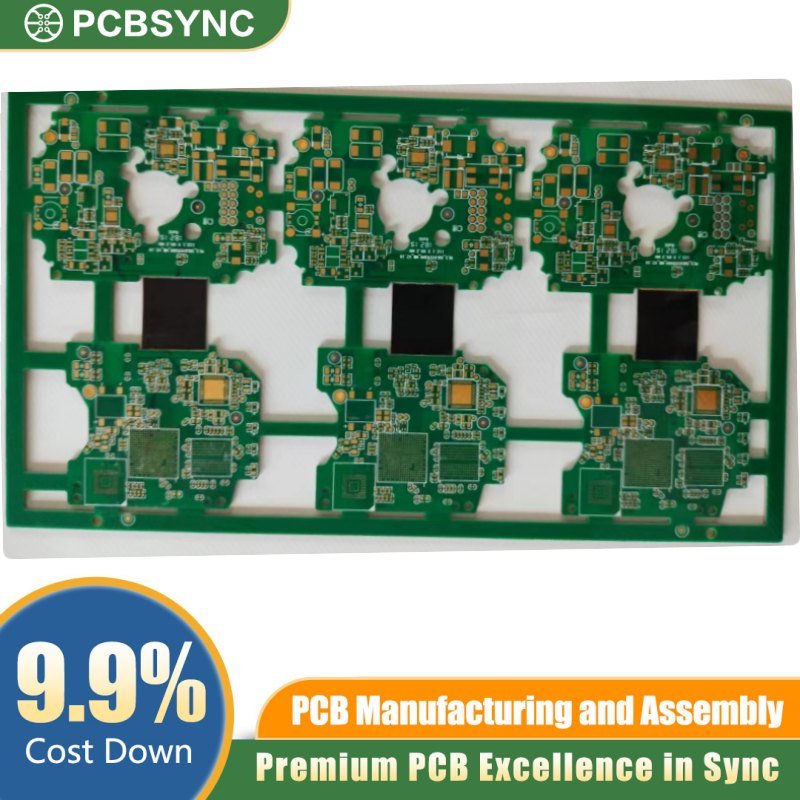 PCBSync 12-Layer Rigid-Flex PCB with ENEPIG Surface PCBSync 12-Layer Rigid-Flex PCB with ENEPIG Surface