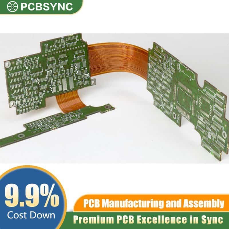 PCBSync 14-Layer Rigid-Flex PCB with Immersion Silver