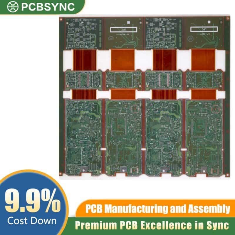 PCBSync 16-Layer Rigid-Flex PCB with ENIG Finish