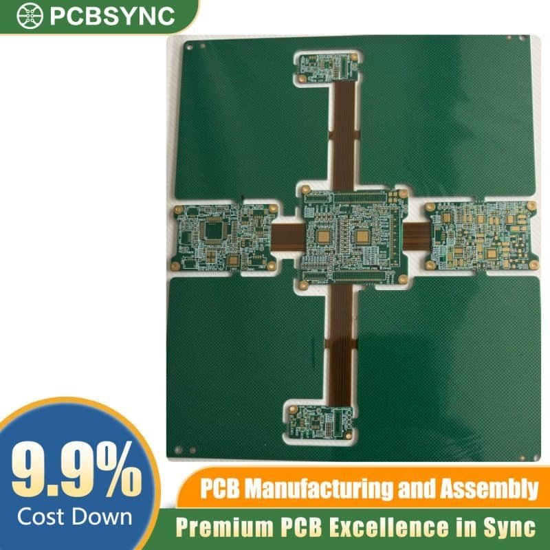 PCBSync 18-Layer Rigid-Flex PCB with ENIG Finish