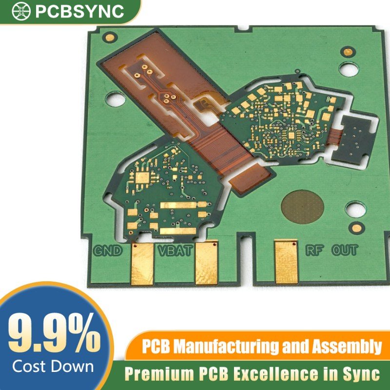 PCBSync 4-Layer Impedance-Controlled Rigid-Flex PCB PCBSync 4-Layer Impedance-Controlled Rigid-Flex PCB.