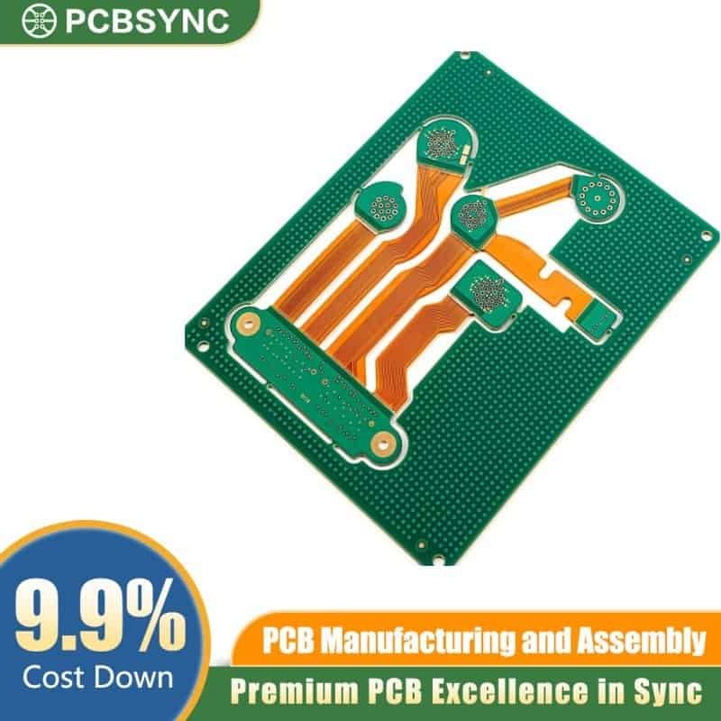 PCBSync Defense Rigid-Flex PCB with ENIG and Conformal Coating