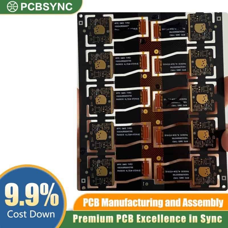 PCBSync Digital Camera Rigid-Flex PCB with Hard Gold