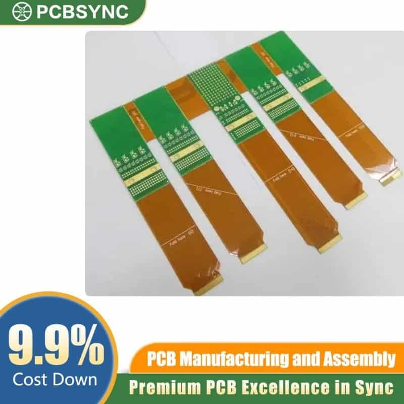 PCBSync Endoscopy Camera Rigid-Flex PCB with Hard Gold