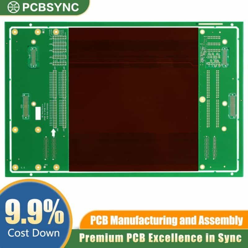 PCBSync Foldable Display Rigid-Flex PCB with ENIG Finish