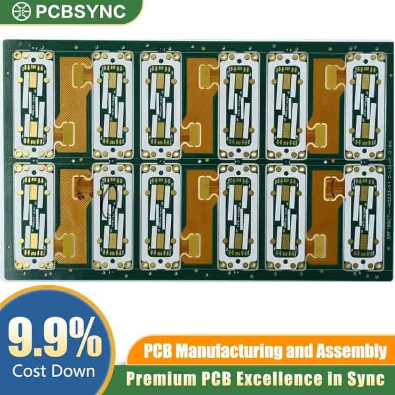 PCBSync Hearing Aid Rigid-Flex PCB with ENIG Finish