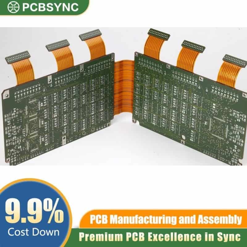 PCBSync High-Density Rigid-Flex PCB with Fine Line Technology