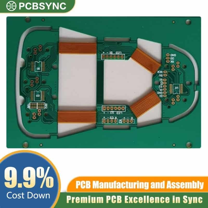PCBSync High-Tg Rigid-Flex PCB (Tg 170°C) with ENIG