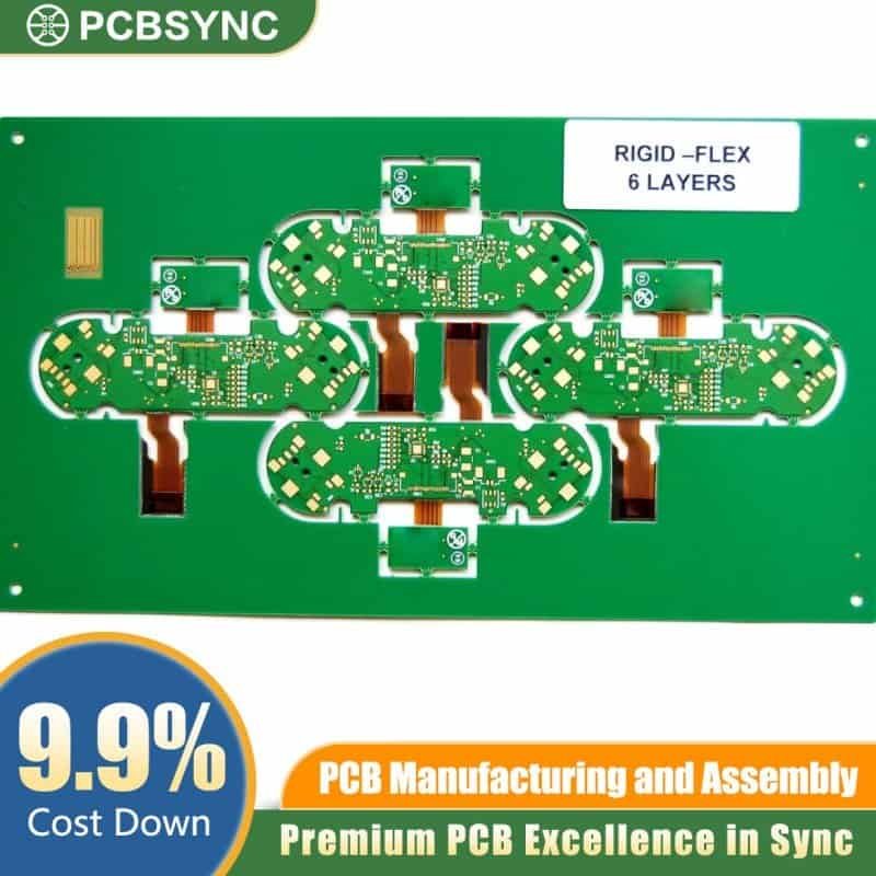 PCBSync IPC Class 3 Rigid-Flex PCB with ENIG Finish