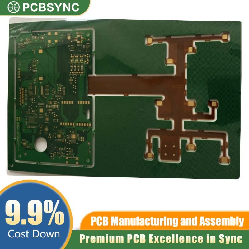 PCBSync Impedance-Controlled Rigid-Flex PCB with ENIG PCBSync Impedance-Controlled Rigid-Flex PCB with ENIG