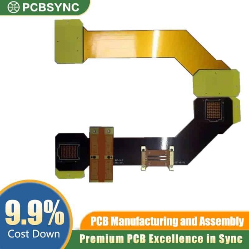 PCBSync Industrial Rigid-Flex PCB with Aluminum Stiffener and ENIG