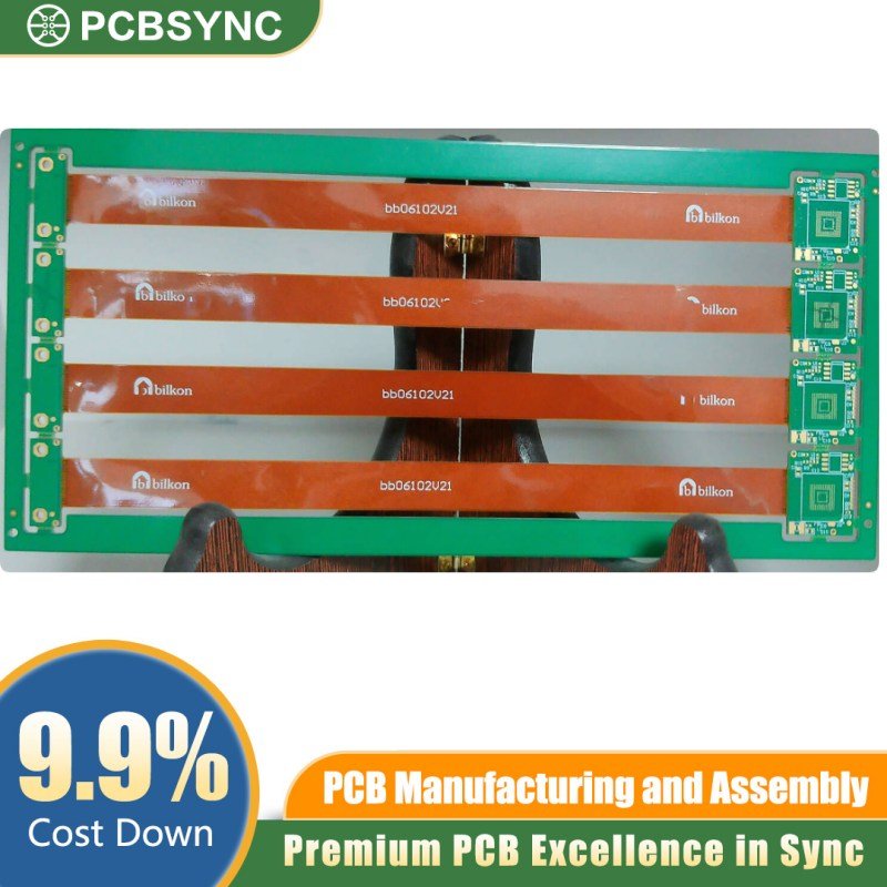 PCBSync Industrial Rigid-Flex PCB with ENIG and FR4 Stiffener PCBSync Industrial Rigid-Flex PCB with ENIG and FR4 Stiffener