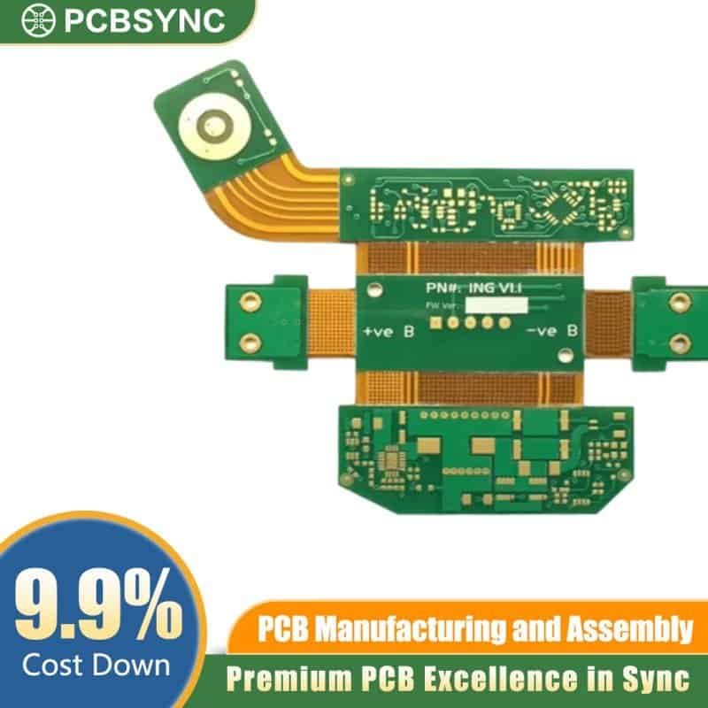 PCBSync Medical-Grade Rigid-Flex PCB with ENIG