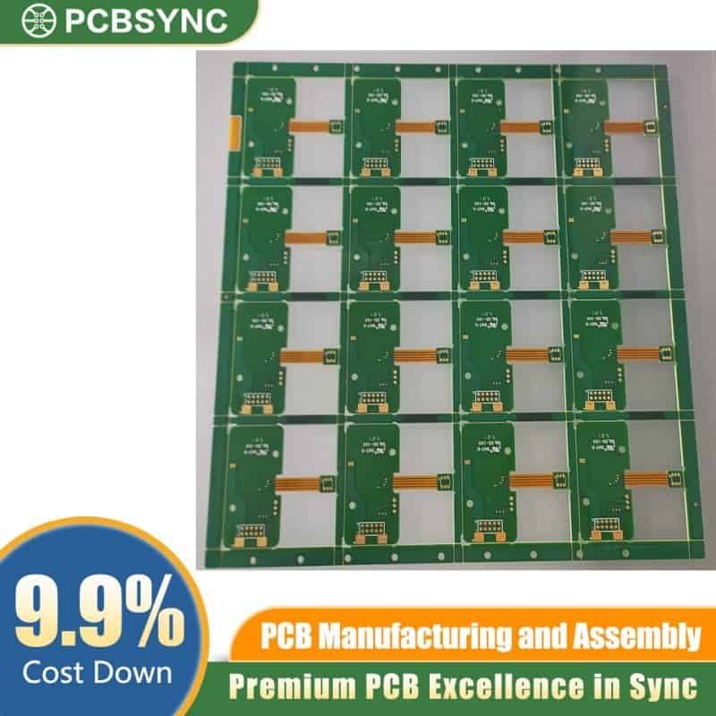 PCBSync Microwave Rigid-Flex PCB with ENIG Finish