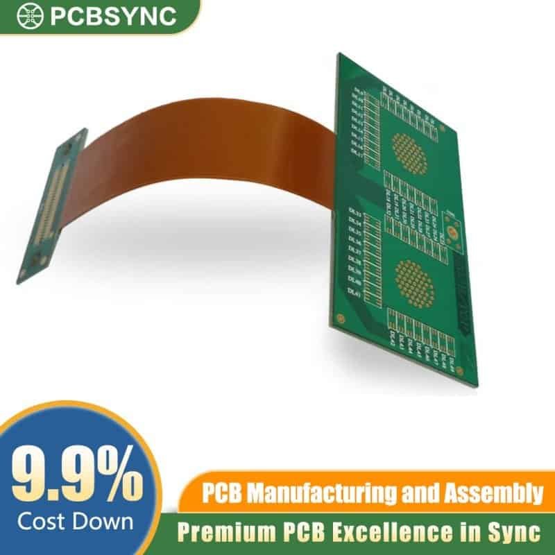 PCBSync Military-Grade Rigid-Flex PCB (MIL-SPEC) with Hard Gold