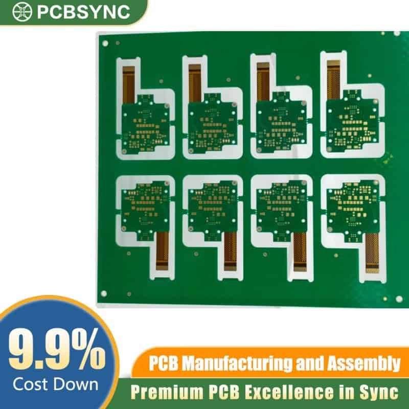 PCBSync Network Switch Rigid-Flex PCB with ENIG