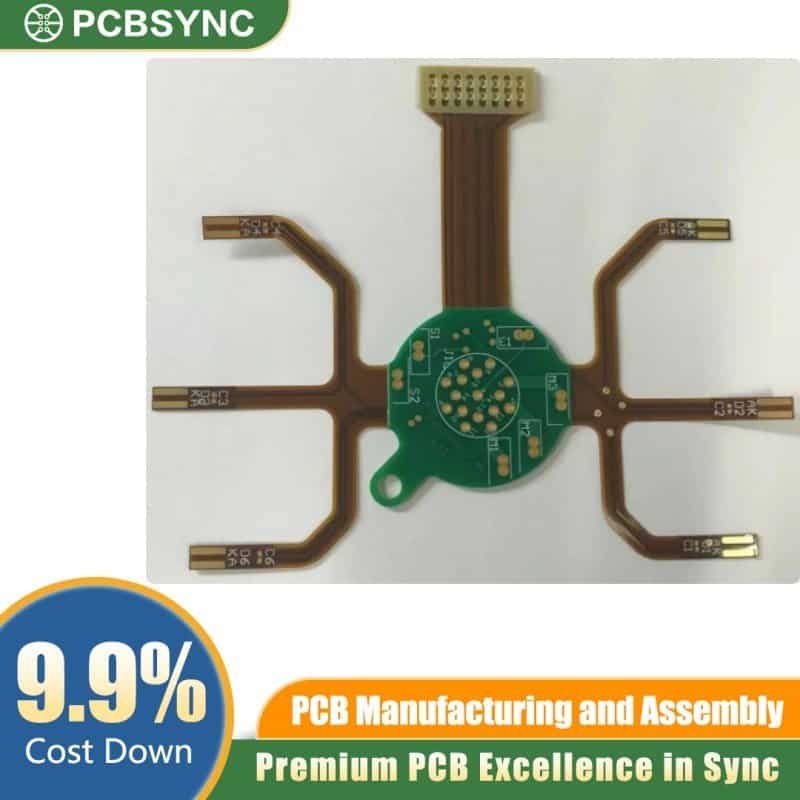 PCBSync Polyimide-Based Rigid-Flex PCB with ENIG
