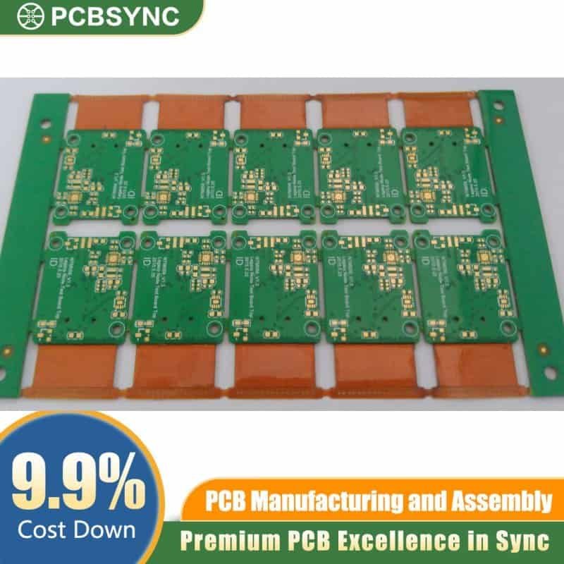 PCBSync Quick-Turn Rigid-Flex PCB Prototype with ENIG