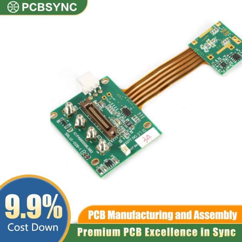 PCBSync Rigid-Flex PCB Assembly Services with Selective ENIG and OSP Finish