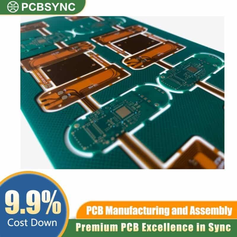 PCBSync Rigid-Flex PCB with Embedded Components and ENIG