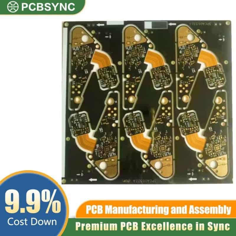 PCBSync Rigid-Flex PCB with Press-Fit Connector Holes
