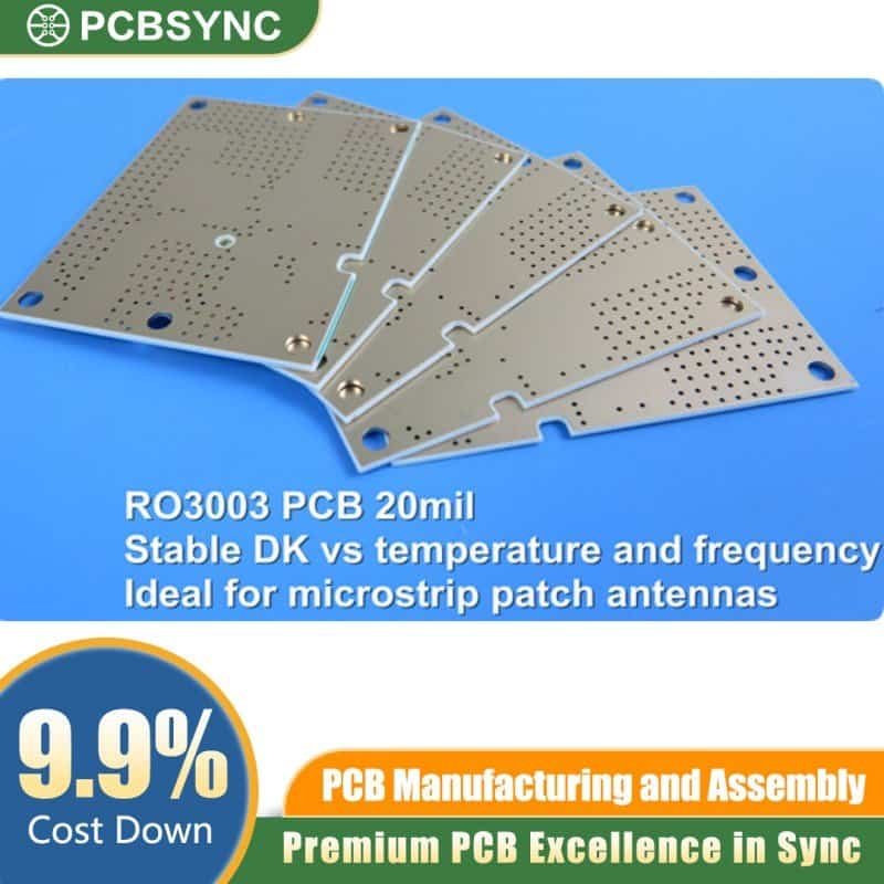 PCBSync Rogers RO3003 1.6mm 2oz Immersion Gold 10-Layer Massive MIMO Antenna Board PCBSync Rogers RO3003 1.6mm 2oz Immersion Gold 10-Layer Massive MIMO Antenna Board