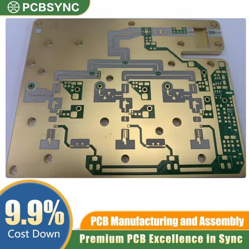 PCBSync Rogers RO3006 1.0mm 1oz Hard Gold 8-Layer Phased Array Antenna Board