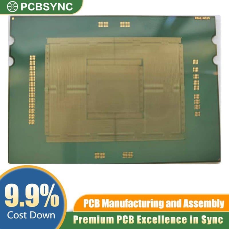 PCBSync Rogers RT duroid 5880 0.5mm 1oz Hard Gold 2-Layer Antenna PCB