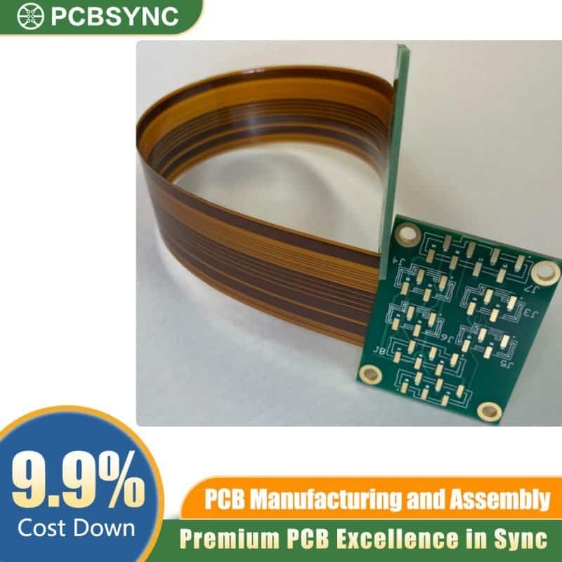 PCBSync Satellite Rigid-Flex PCB with Immersion Gold