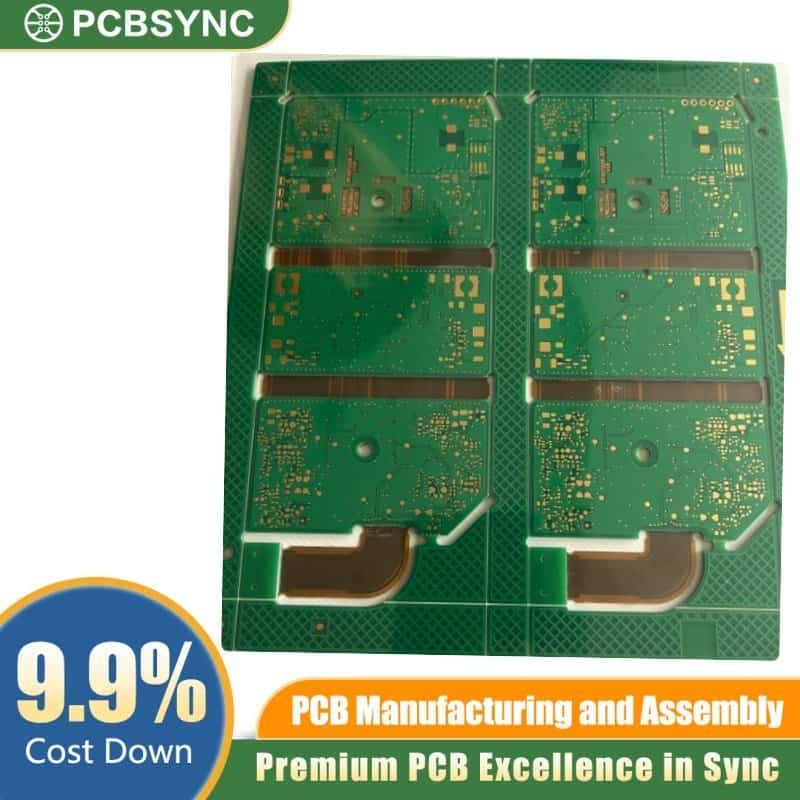PCBSync Sequential Lamination Rigid-Flex PCB with ENIG