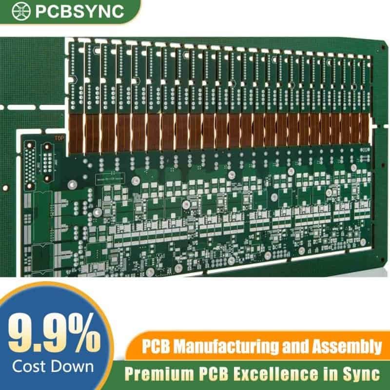 PCBSync Surgical Instrument Rigid-Flex PCB with Immersion Silver