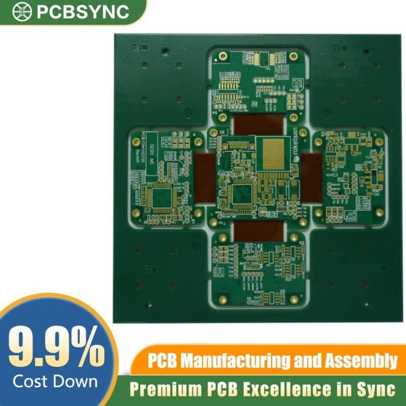 PCBSync Tablet Module Rigid-Flex PCB with ENIG Finish