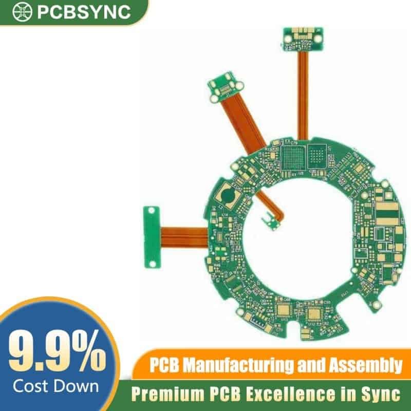 PCBSync True Wireless Earbuds Rigid-Flex PCB with ENIG