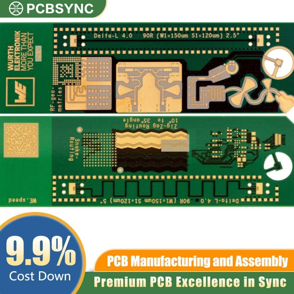 PCBSYNC Rogers RO4350B 1.2mm 1oz ENIG 4-Layer Electric Vehicle Charging Station Board PCBSYNC Rogers RO4350B 1.2mm 1oz ENIG 4-Layer Electric Vehicle Charging Station Board