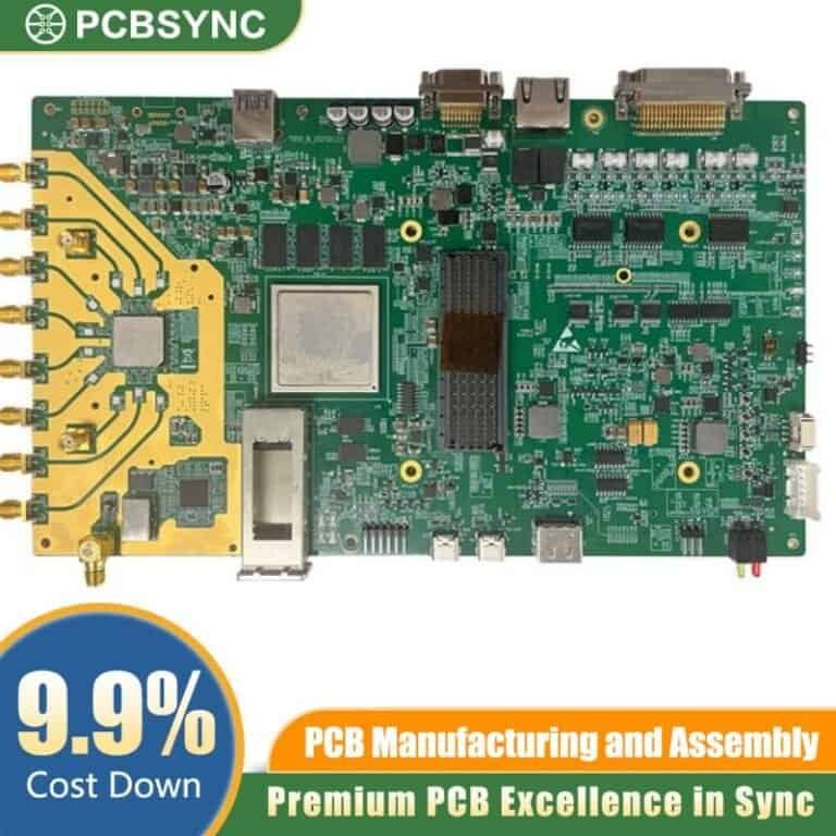 PCBSync RO4350B 1.2mm 1oz Hard Gold 6-Layer Battery Management System ...