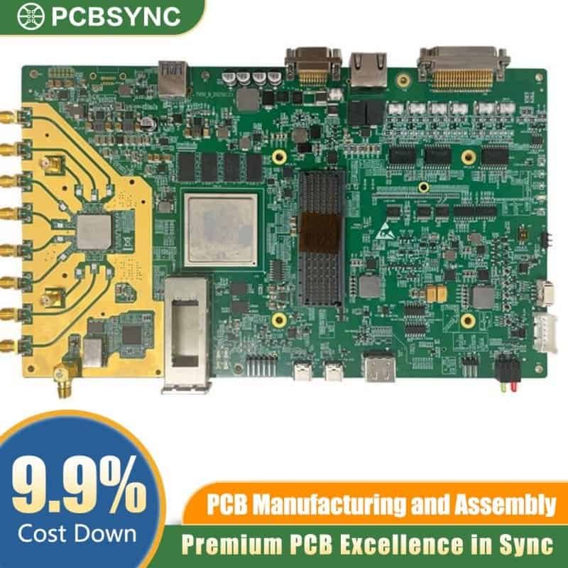PCBSync RO4350B 1.2mm 1oz Hard Gold 6-Layer Battery Management System PCB manufacturing and assembly PCBSync RO4350B 1.2mm 1oz Hard Gold 6-Layer Battery Management System PCB manufacturing and assembly
