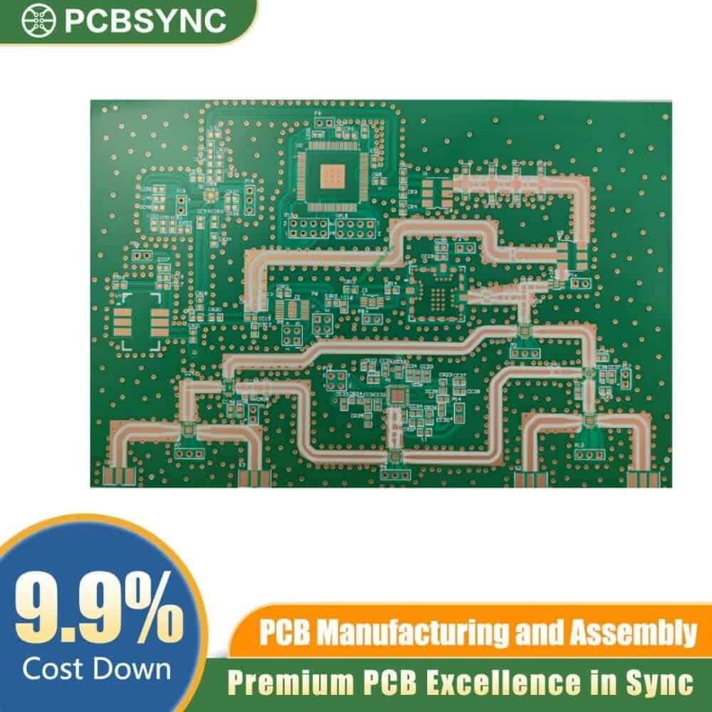 Arlon 8-Layer PCB CLTE-XT DK 2.94 Phased Array Microwave Board Arlon 8-Layer PCB CLTE-XT DK 2.94 Phased Array Microwave Board
