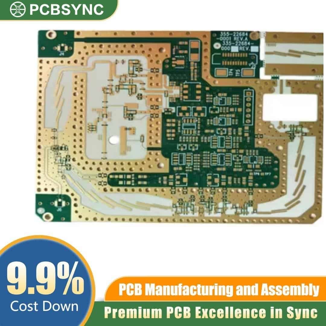 Arlon Aerospace PCB 35NT Polyimide 6-Layer High Reliability Stack