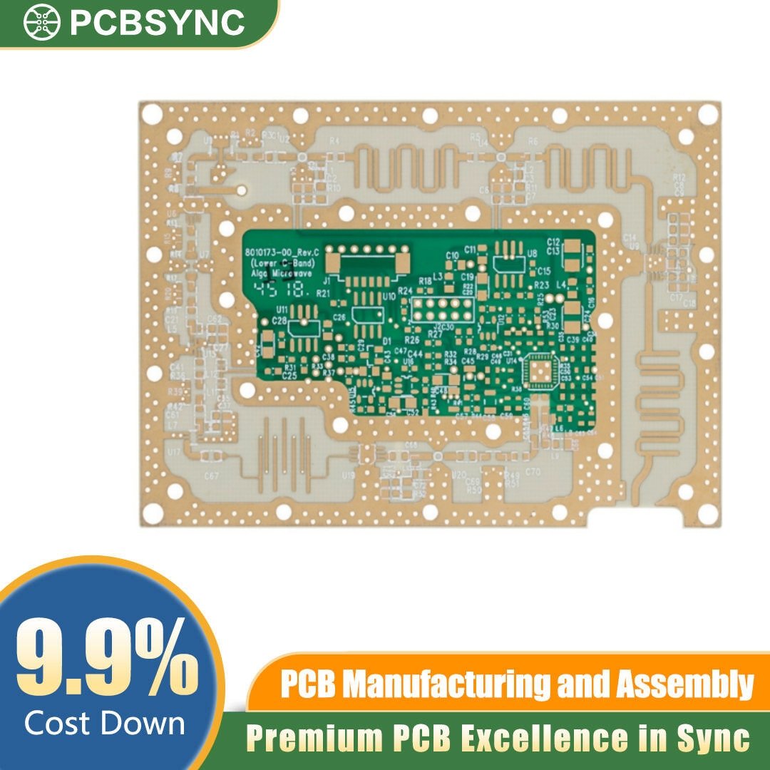 Arlon CLTE-AT High Frequency PCB DK 3.00 4-Layer 77GHz Radar