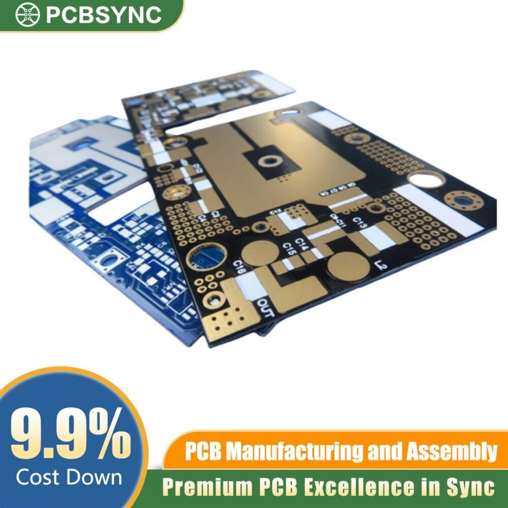 Arlon DiClad 527 PTFE PCB DK 2.50 4-Layer RF Application Board Arlon DiClad 527 PTFE PCB DK 2.50 4-Layer RF Application Board