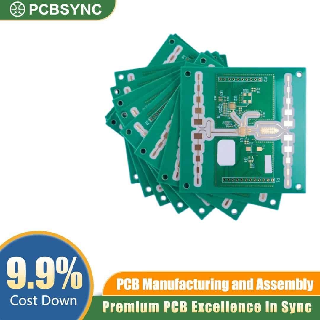 Arlon Down-Hole PCB 33N Polyimide 4-Layer Oil Gas Sensor Board