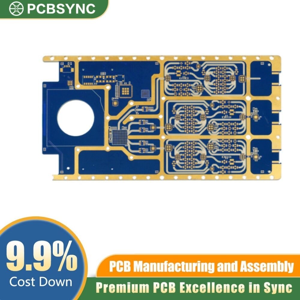 Arlon Hybrid Multilayer PCB AR1000 + FR-4 4-Layer Compact Antenna Arlon Hybrid Multilayer PCB AR1000 + FR-4 4-Layer Compact Antenna