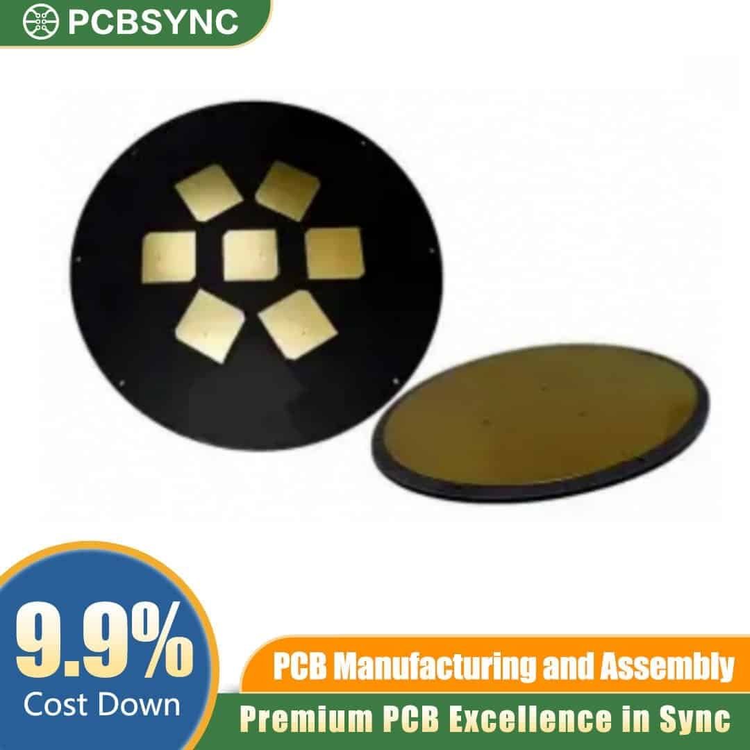 RO3010 1.0mm 2oz Immersion Gold 8-Layer Industrial Control Network Board
