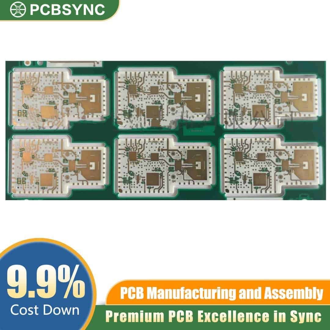 RO3010 1.5mm 3oz Immersion Silver 6-Layer Medical Linear Accelerator Control PCB