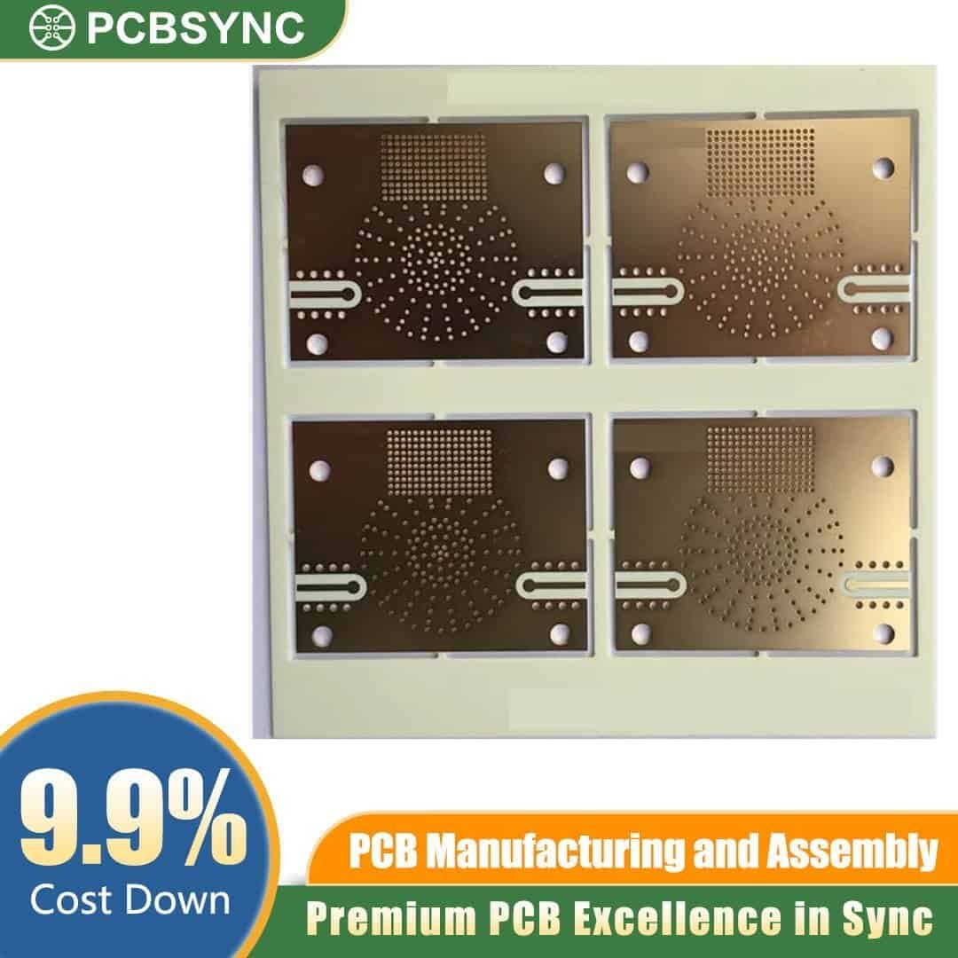 RO3010 2.4mm 2oz Hard Gold 20-Layer Defense Multi-Function Radar PCB