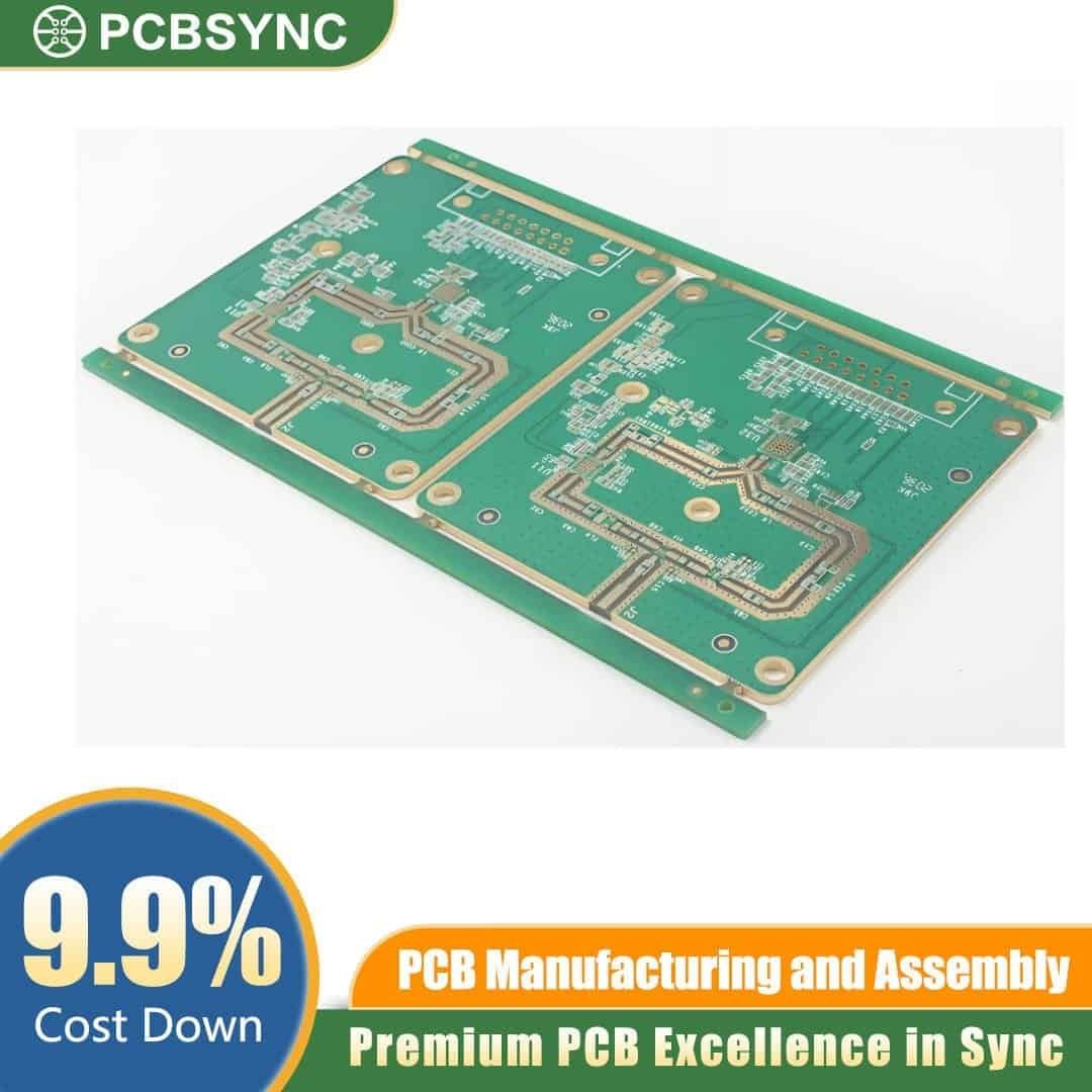 RO3035 1.8mm 12oz 3u Gold 14-Layer Industrial Automation Controller Board