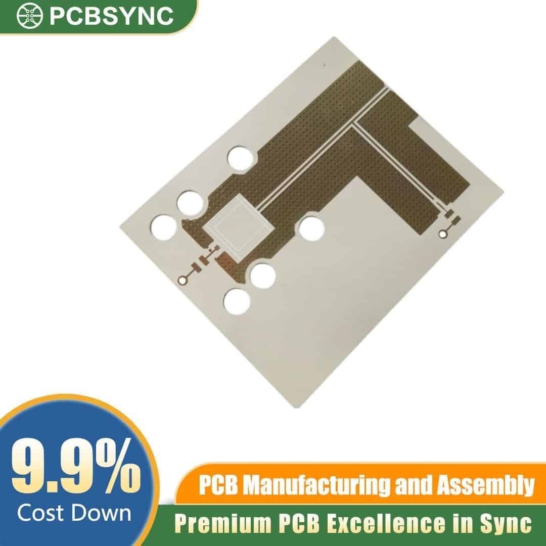 RO3200 0.8mm 1oz Hard Gold 2-Layer High-Frequency Filter PCB