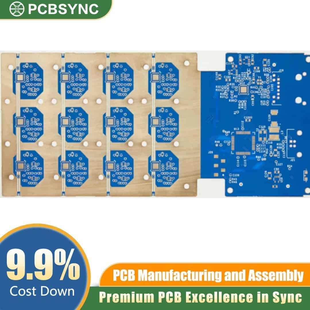 RO3200 0.8mm 1oz Immersion Silver 14-Layer Optical Transport Network PCB