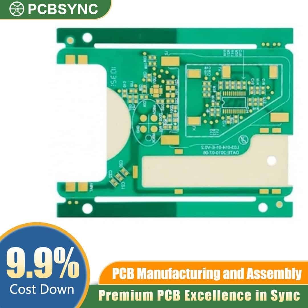 RO4003C 1.0mm 1oz ENIG 6-Layer Vehicle-to-Everything Communication Board